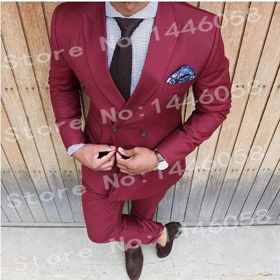 2021 Men Black Double Breasted Wedding Groom Suit With Pants Tuxedo For Men Wedding Suits Prom Best Man Suit (Jacket Pants Bow)