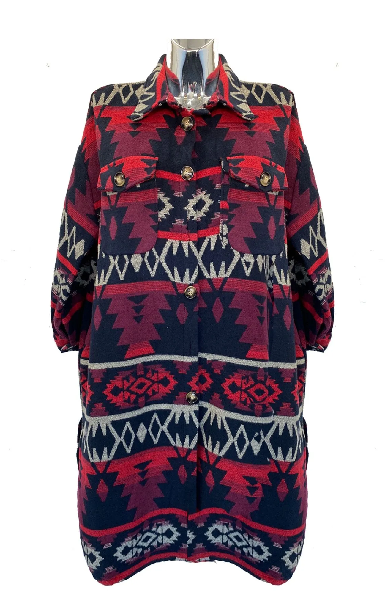 Aztec print Coat