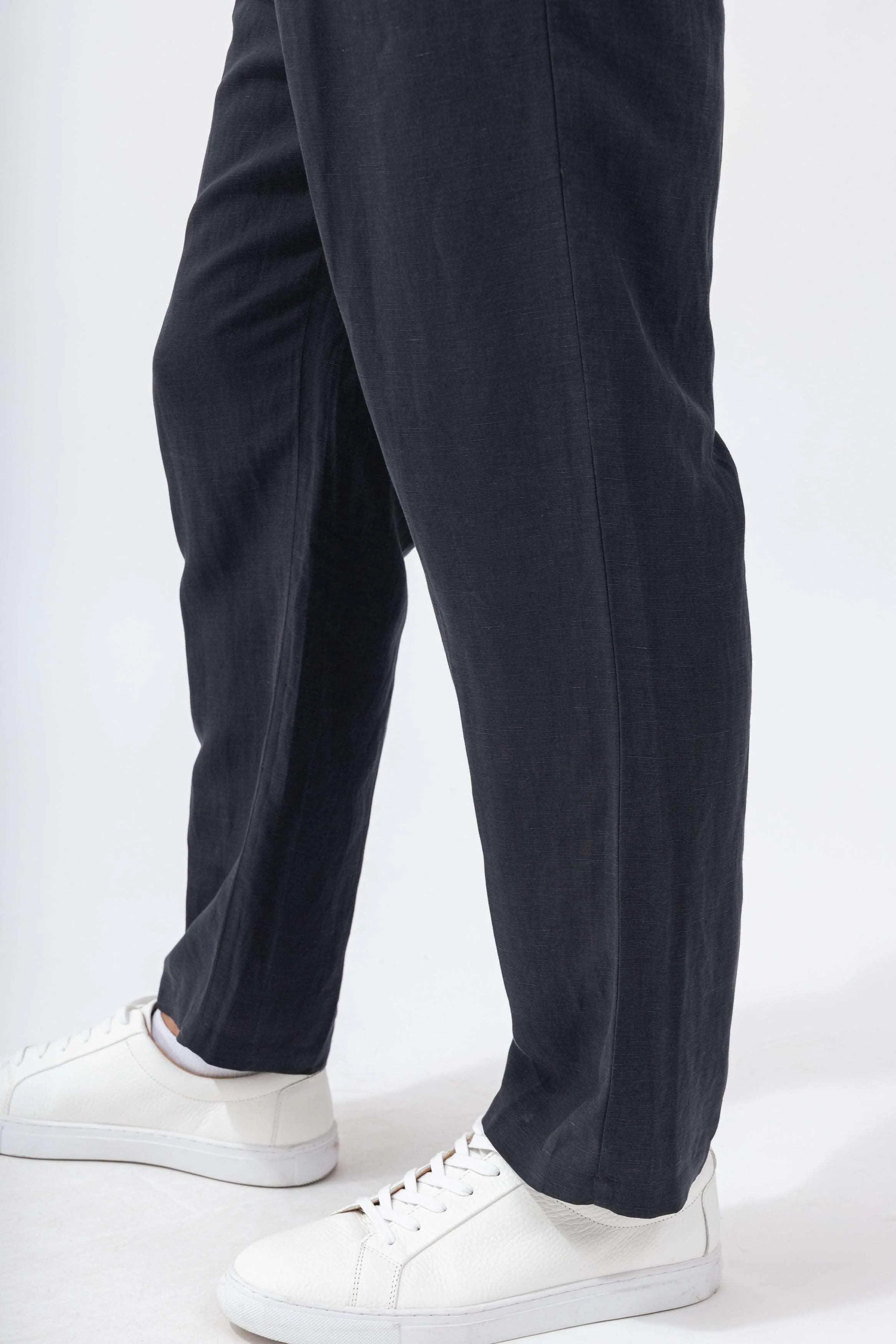 Bamboo Relaxed-Fit Linen Pants