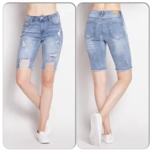 Bermuda Distressed Classic Shorts