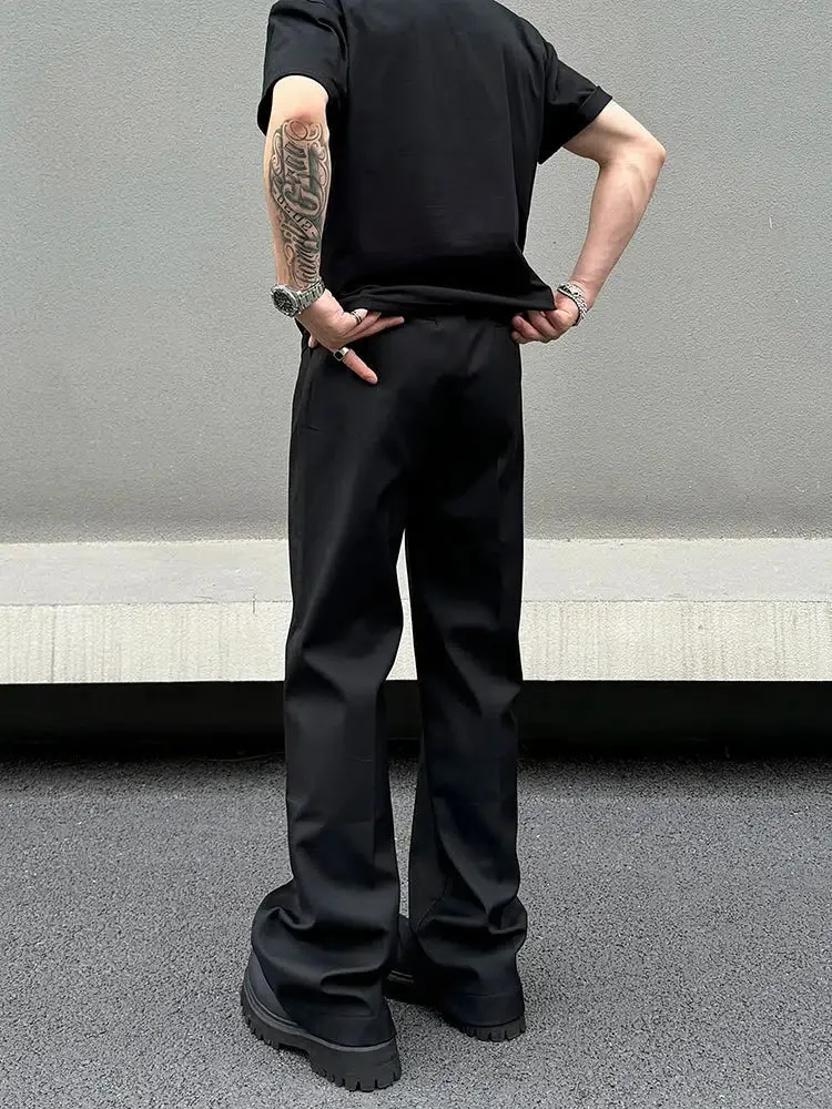 Black Straight-leg Pants