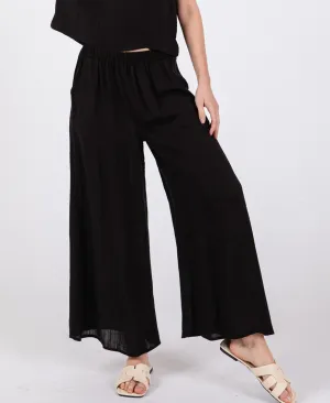 Black Wide Leg Pant