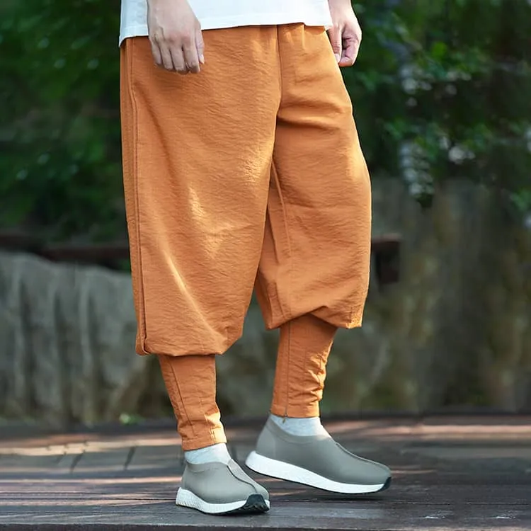 Casual Monk Pants with Puttees