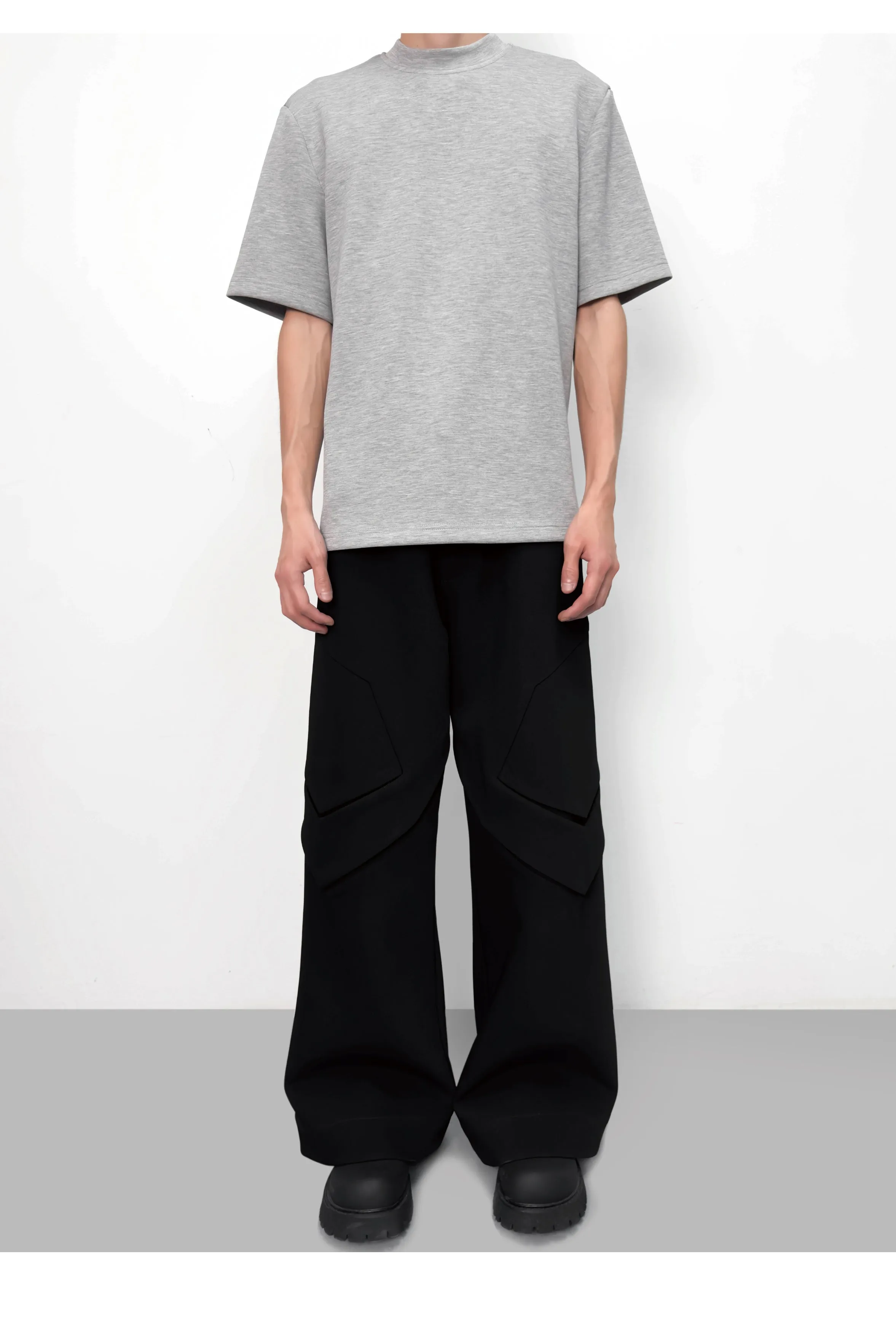 Chamfered Casual Pants