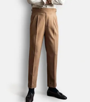 Cold season straight trousers