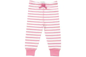 cozy pants in pink marseille stripe