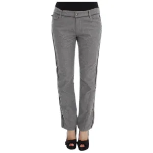 Ermanno Scervino Chic Gray Casual Cotton Pants