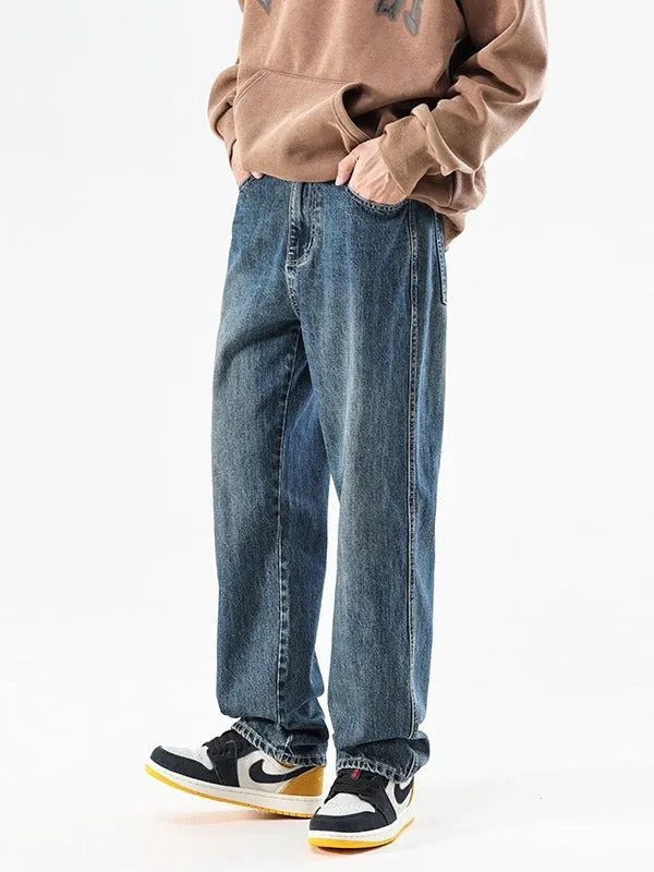 Fashionable Loose All-match Casual Jeans For Men