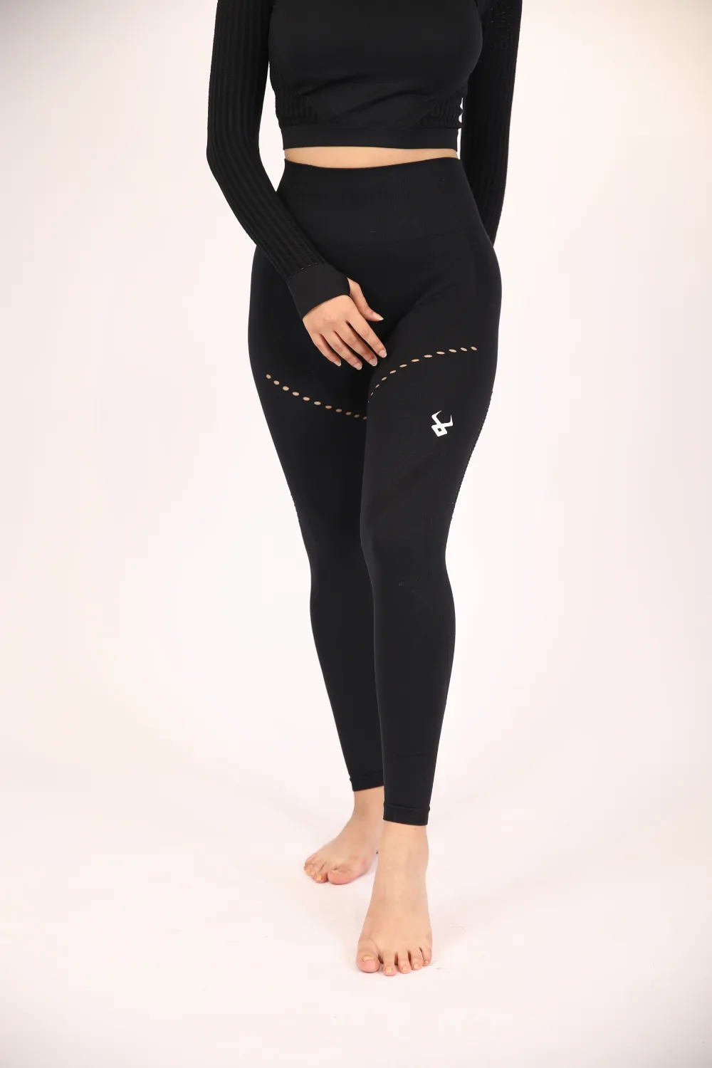 Fireox Yoga Pants, Black