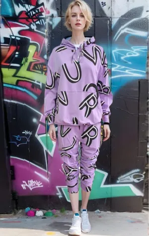 Lilac Graffiti Tracksuit