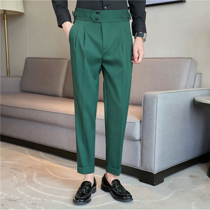 Men Business Slim Casual Dress Pants