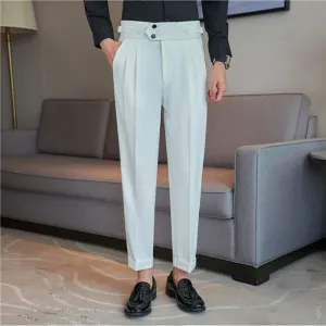 Men Business Slim Casual Dress Pants