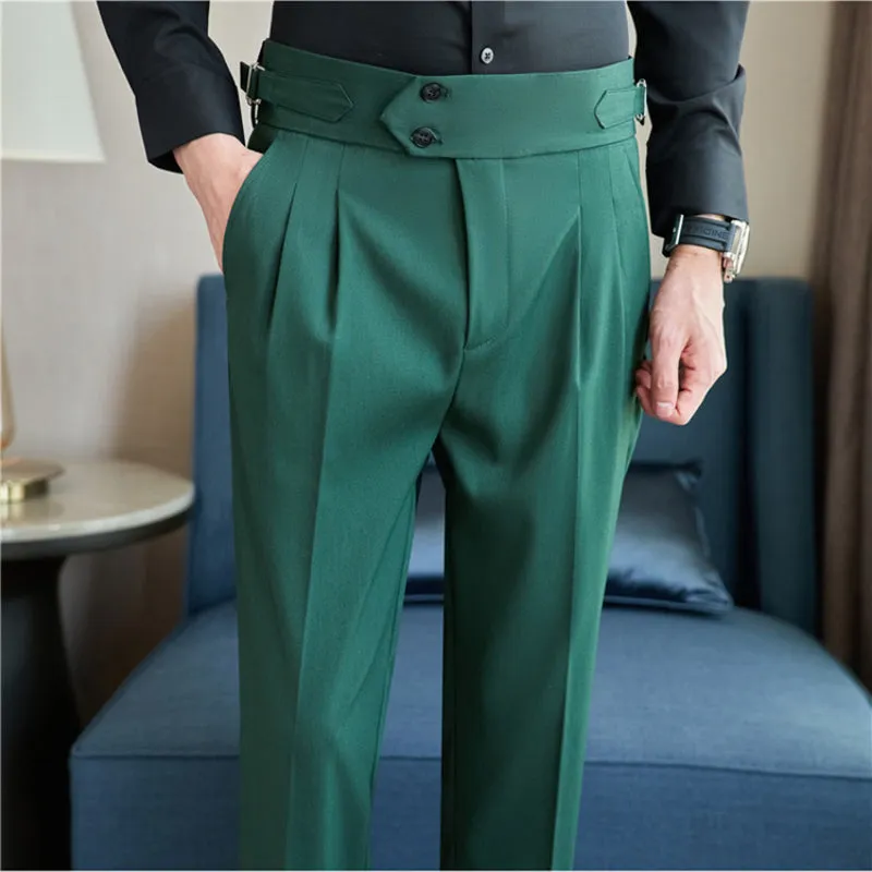 Men Business Slim Casual Dress Pants