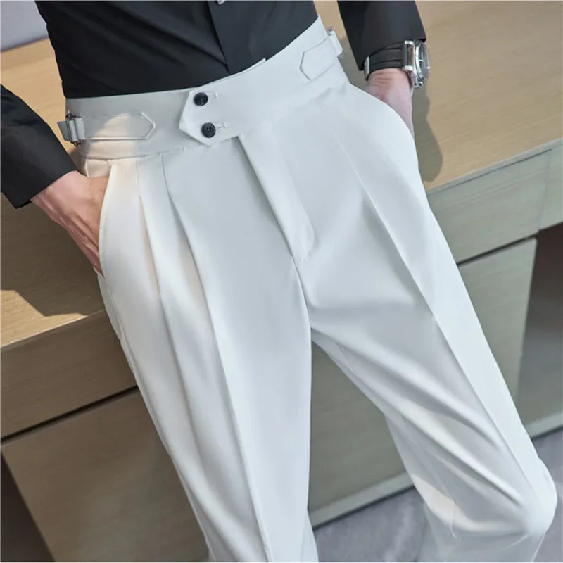 Men Business Slim Casual Dress Pants