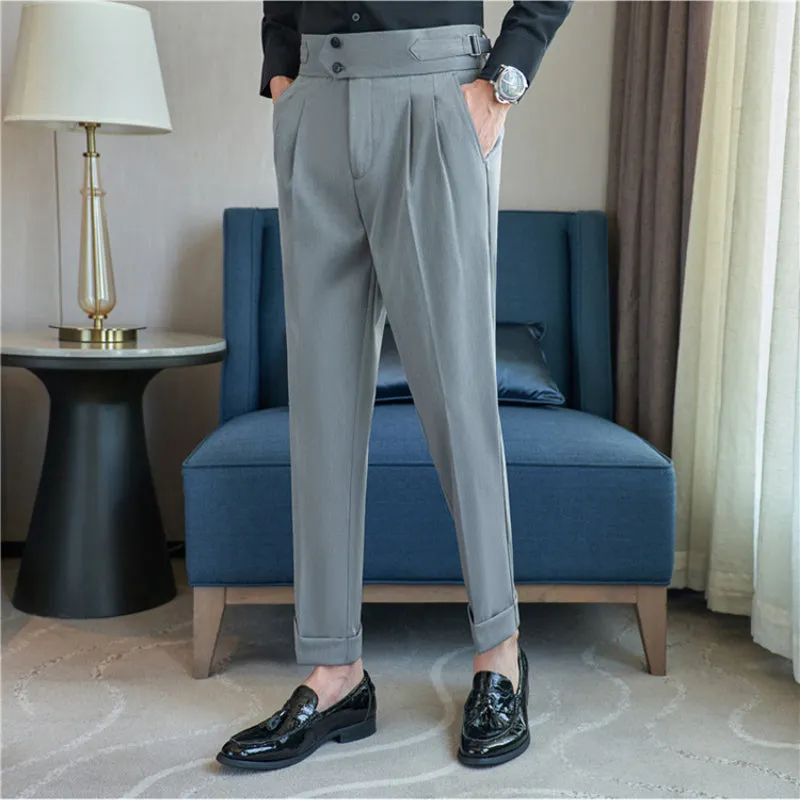 Men Business Slim Casual Dress Pants