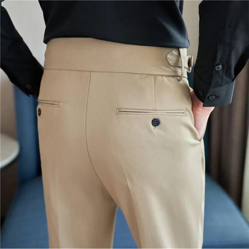 Men Business Slim Casual Dress Pants