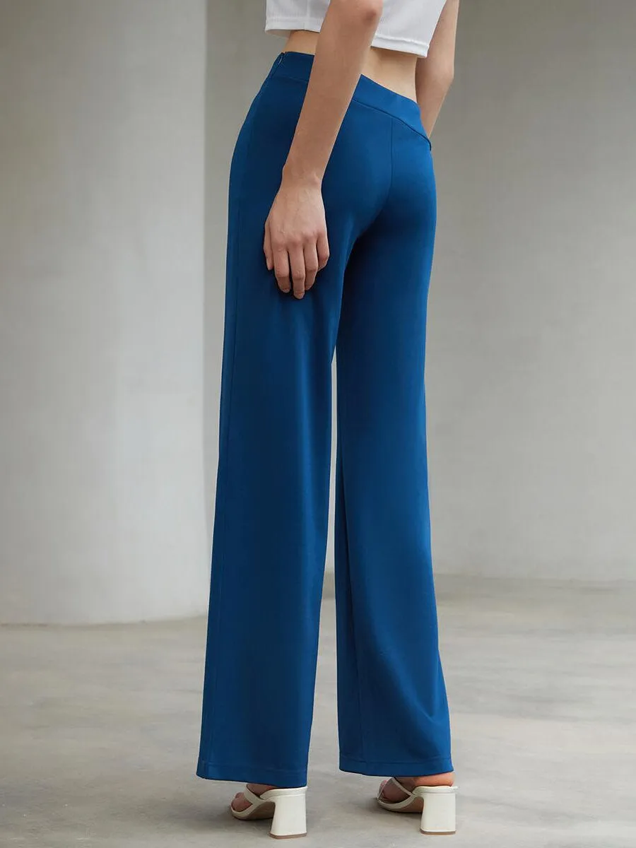 Natural Waist Straight Leg Pants