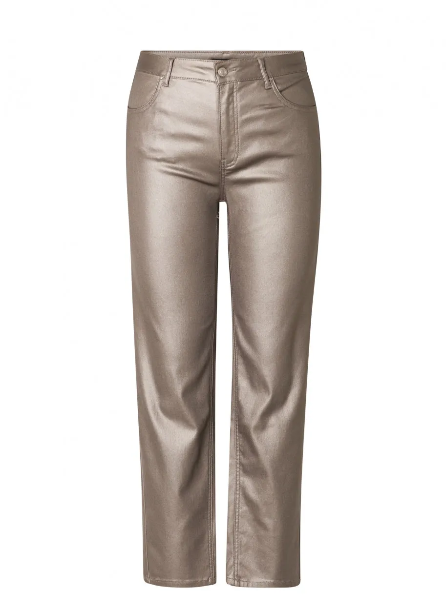 Oelkje Metallic Straight Leg Pant