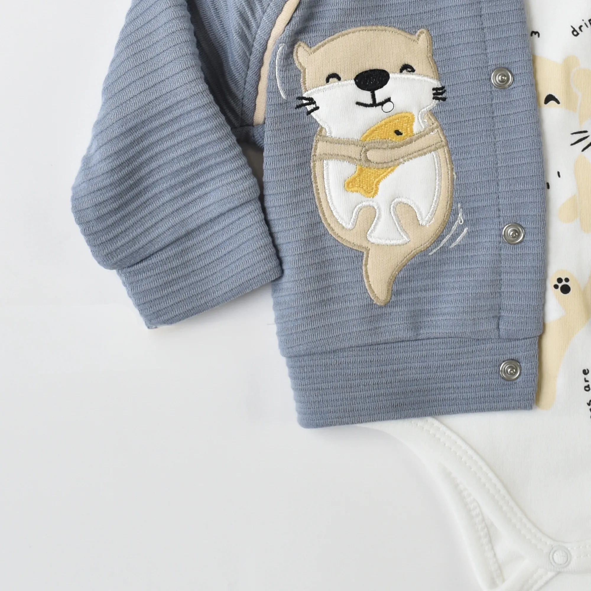 Otter Friend Baby Cotton Set