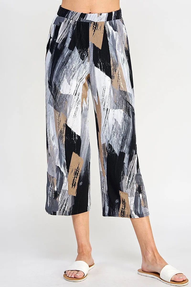 Print Ankle Pant-5039BN-ARP1-K-W379