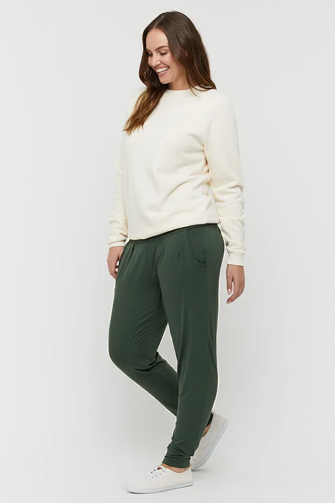 Softline Slouch Pants - Forest