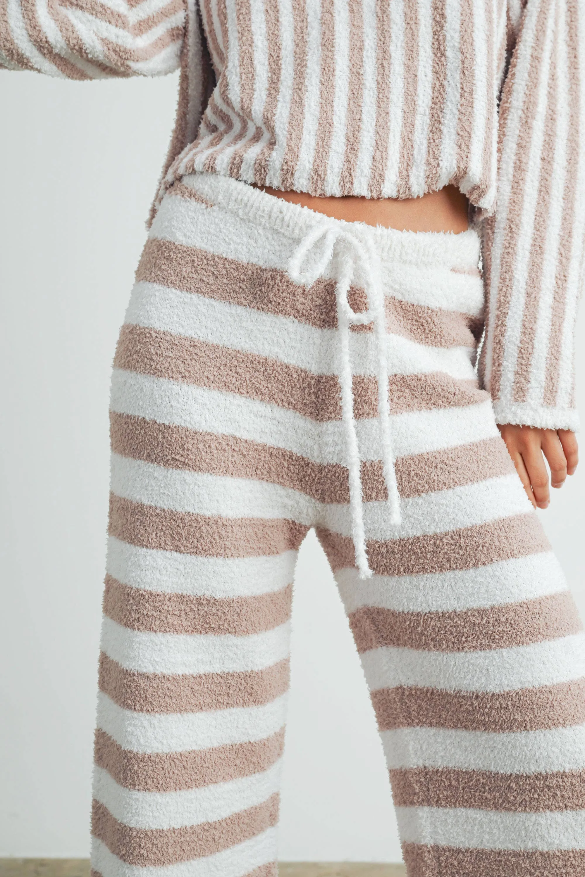 STRIPED DRAWSTRING PANTS