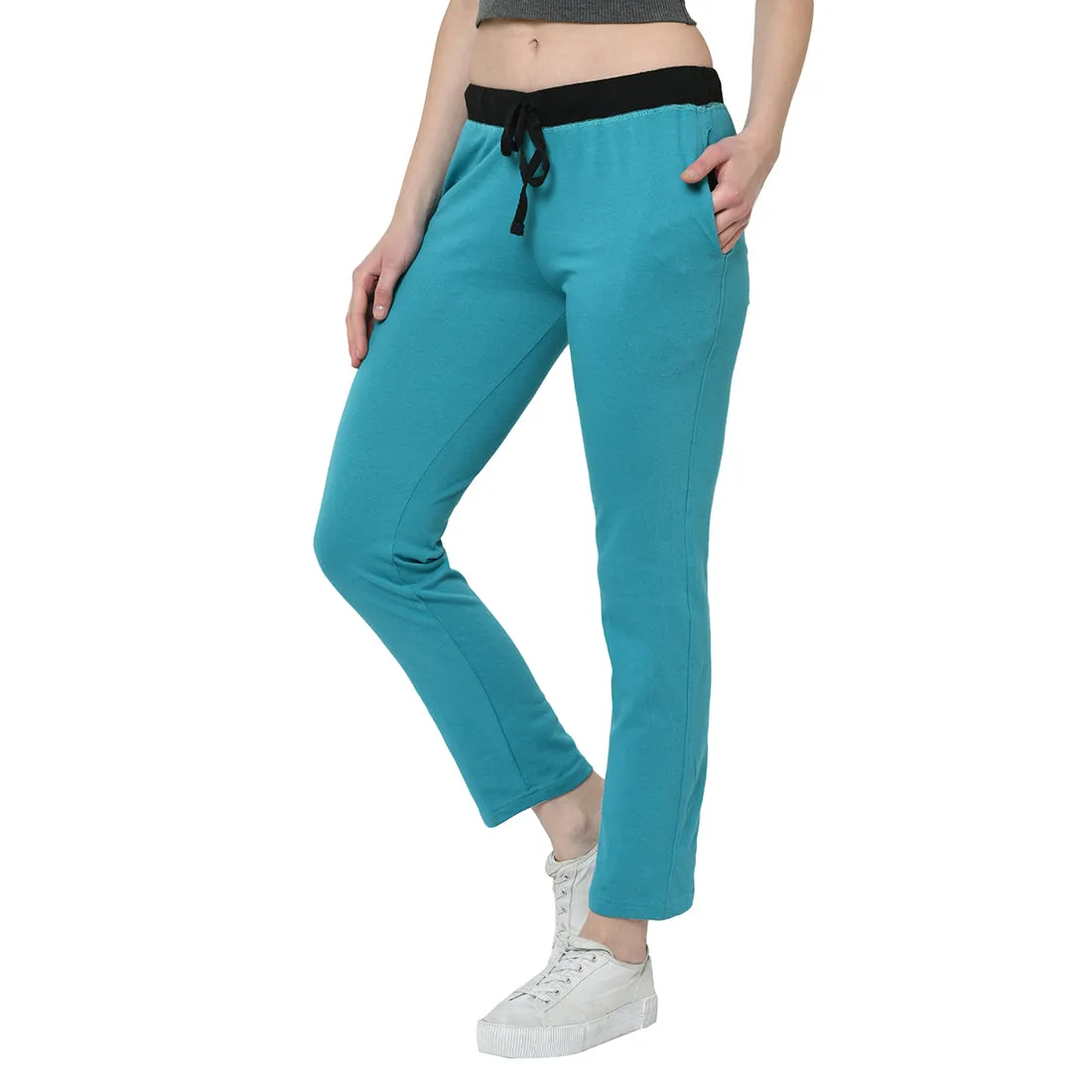 Vimal Jonney Light Blue Trackpant For Women's