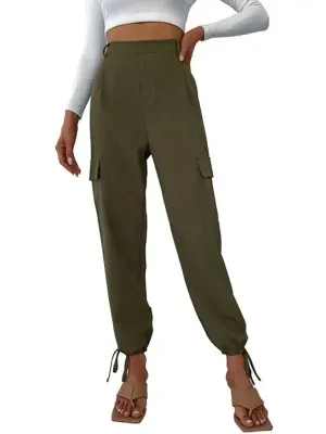 women’s trousers solid color casual pants